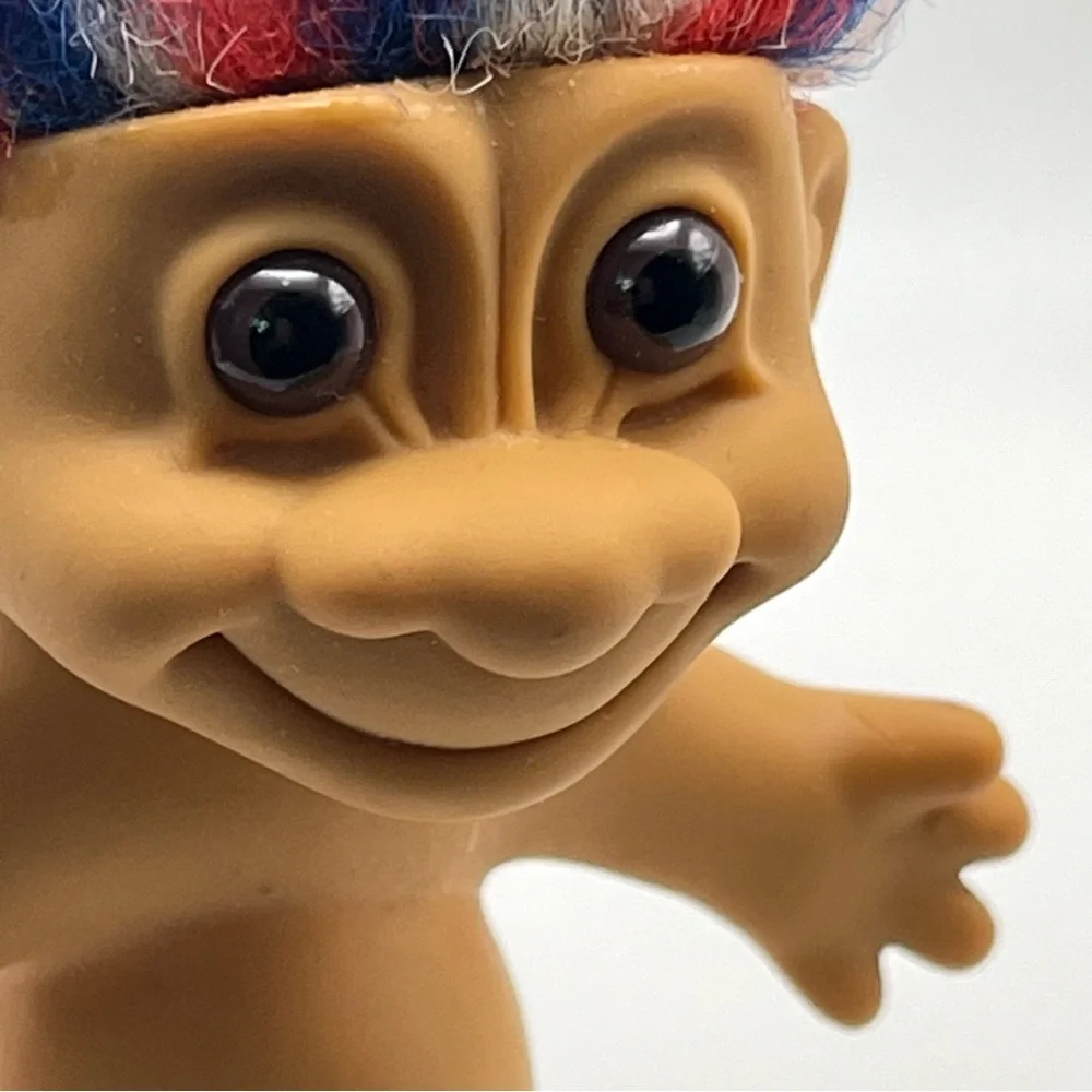 Russ Troll Doll‎ Red White and Blue Hair